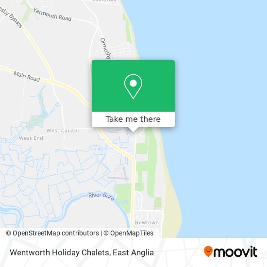 Wentworth Holiday Chalets map