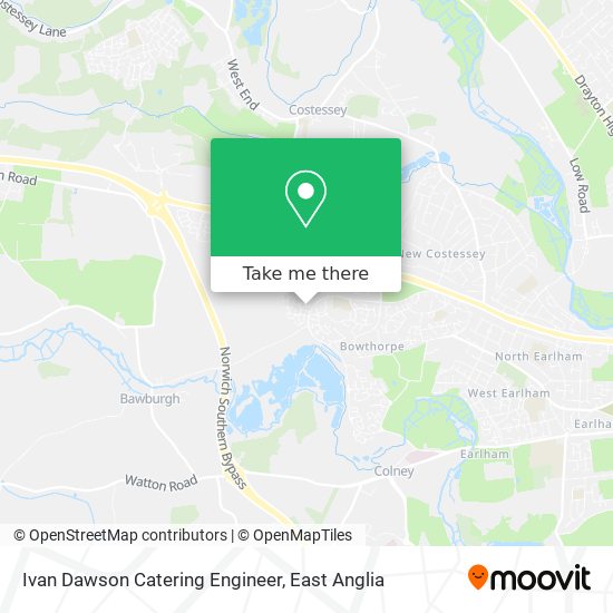 Ivan Dawson Catering Engineer map