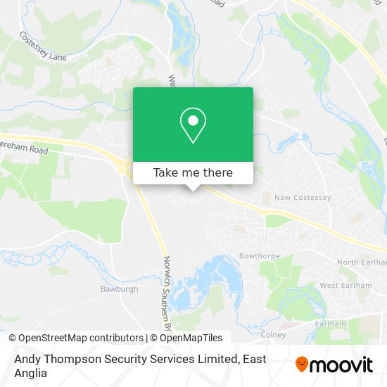 Andy Thompson Security Services Limited map