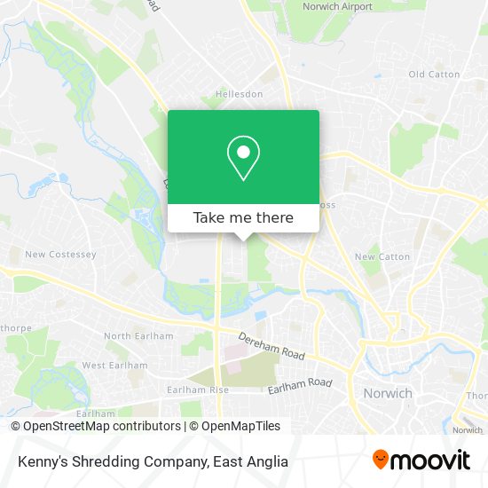 Kenny's Shredding Company map