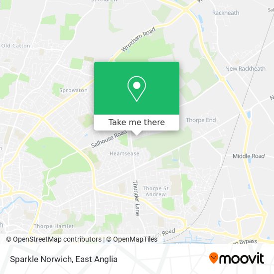 Sparkle Norwich map