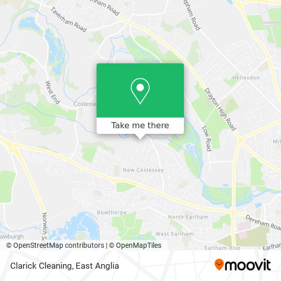 Clarick Cleaning map