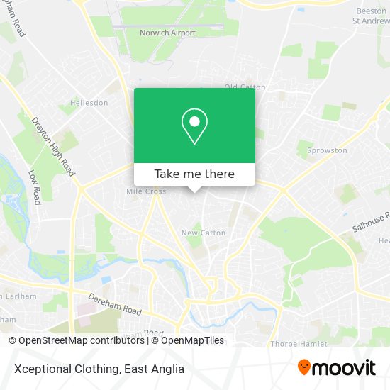 Xceptional Clothing map