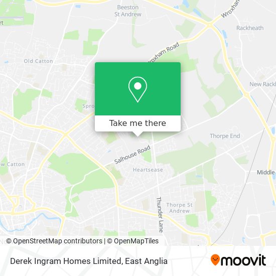 Derek Ingram Homes Limited map