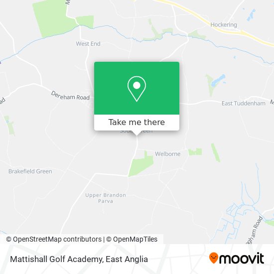 Mattishall Golf Academy map