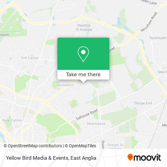 Yellow Bird Media & Events map