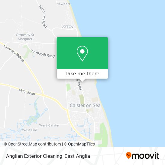 Anglian Exterior Cleaning map