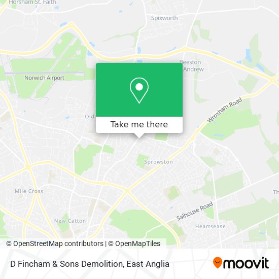 D Fincham & Sons Demolition map