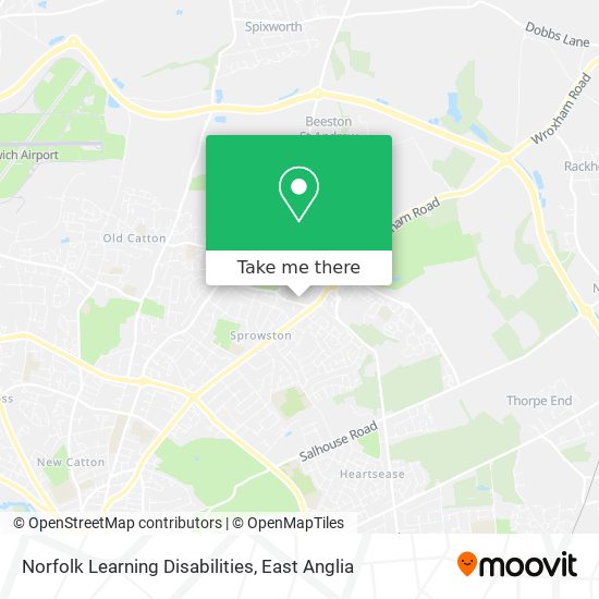 Norfolk Learning Disabilities map