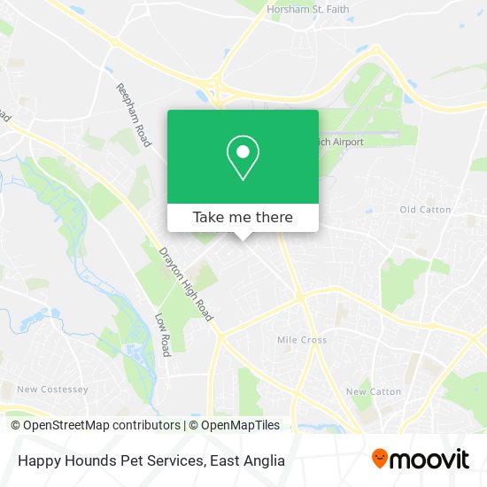 Happy Hounds Pet Services map