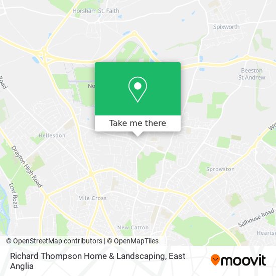 Richard Thompson Home & Landscaping map