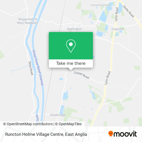Runcton Holme Village Centre map