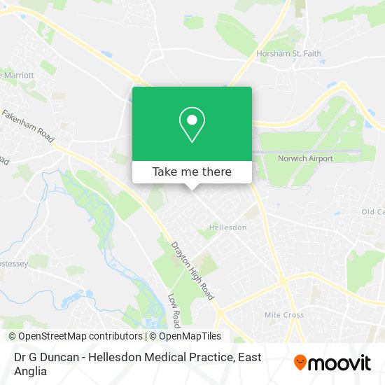 Dr G Duncan - Hellesdon Medical Practice map