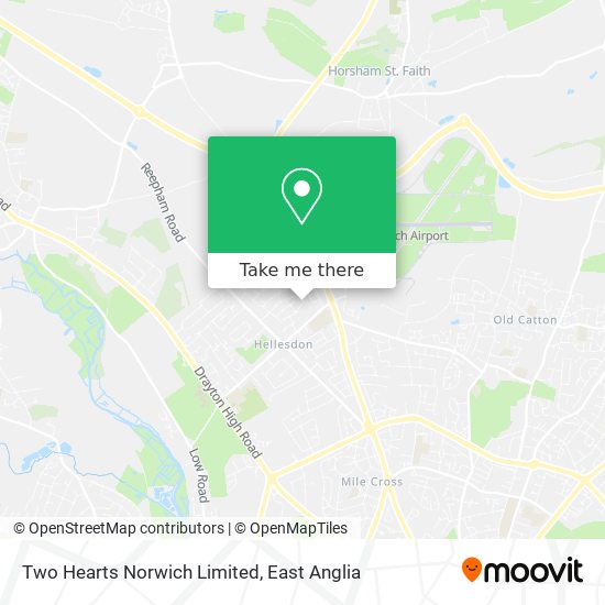 Two Hearts Norwich Limited map