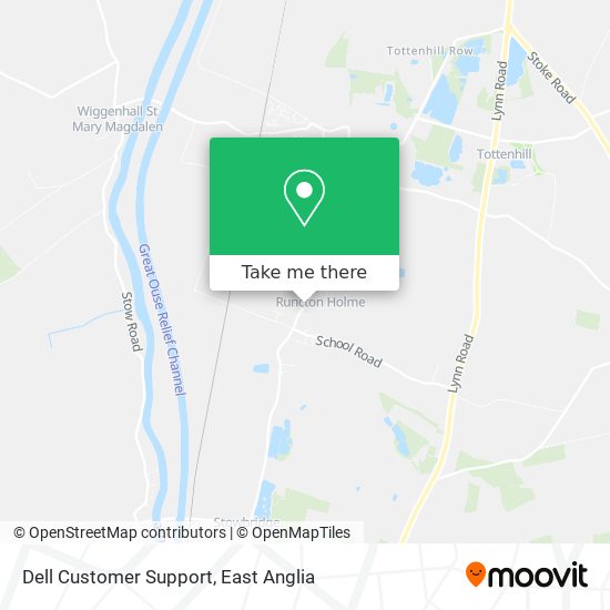 Dell Customer Support map