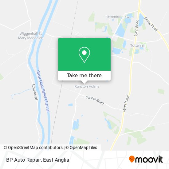 BP Auto Repair map