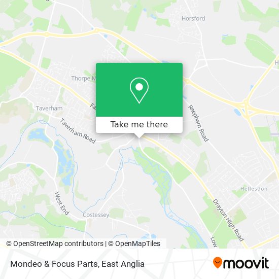 Mondeo & Focus Parts map