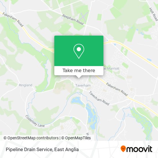 Pipeline Drain Service map