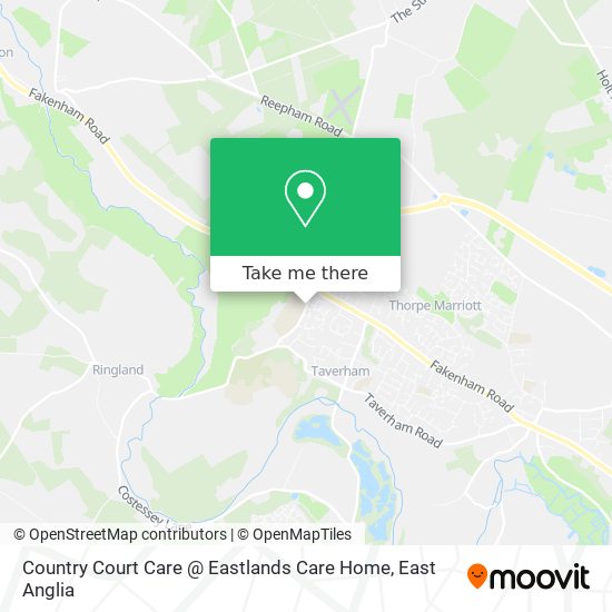 Country Court Care @ Eastlands Care Home map