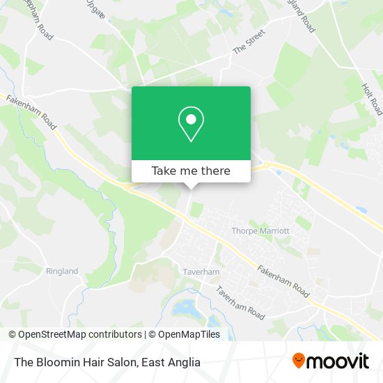 The Bloomin Hair Salon map