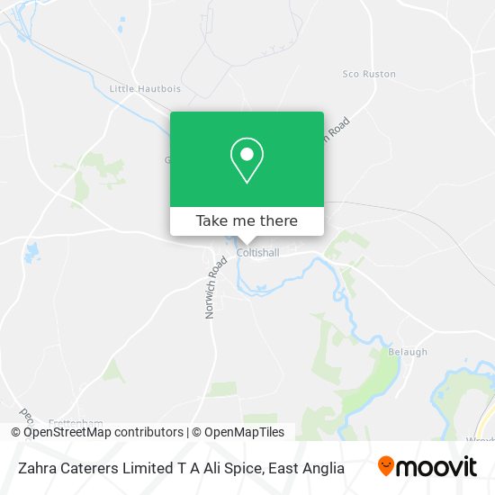 Zahra Caterers Limited T A Ali Spice map