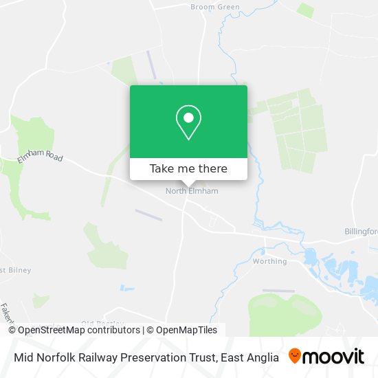 Mid Norfolk Railway Preservation Trust map