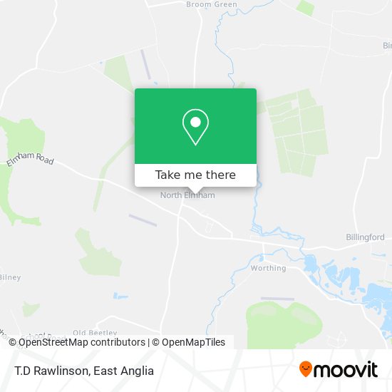 T.D Rawlinson map