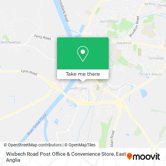 Wisbech Road Post Office & Convenience Store map