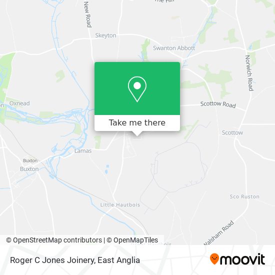 Roger C Jones Joinery map