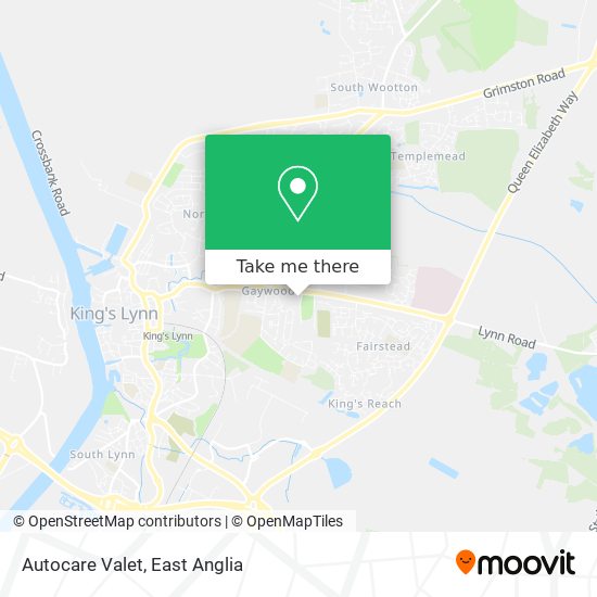 Autocare Valet map