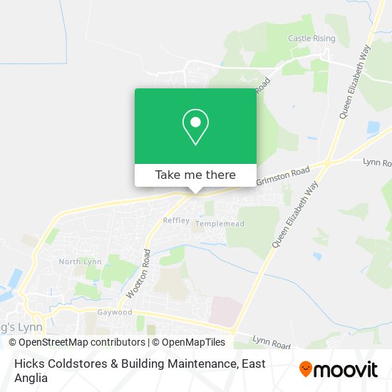 Hicks Coldstores & Building Maintenance map