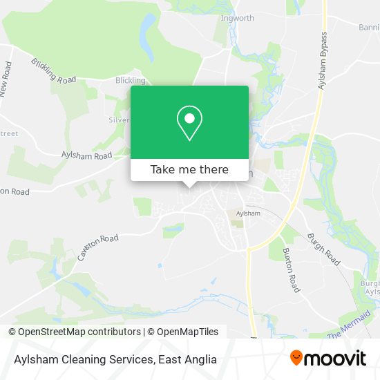 Aylsham Cleaning Services map