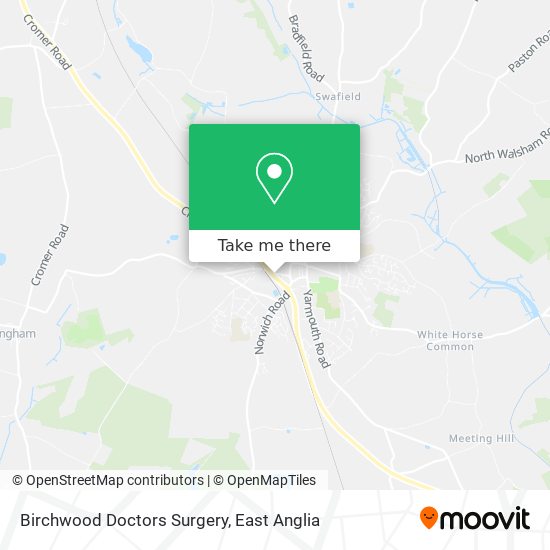 Birchwood Doctors Surgery map