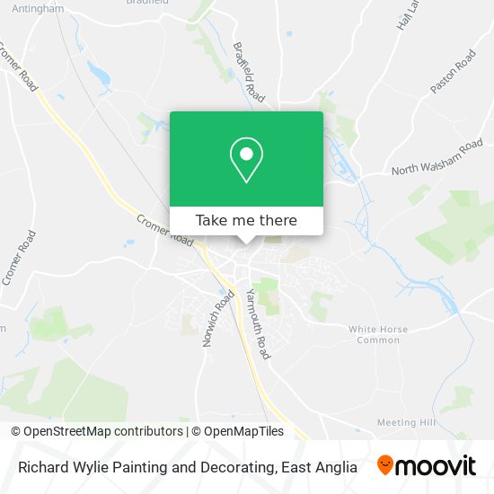 Richard Wylie Painting and Decorating map