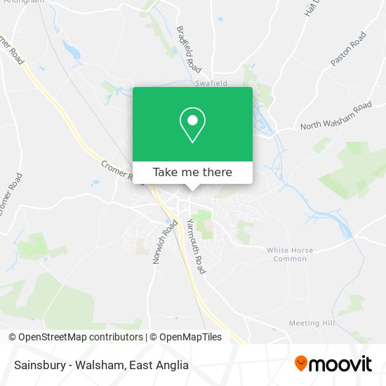 Sainsbury - Walsham map