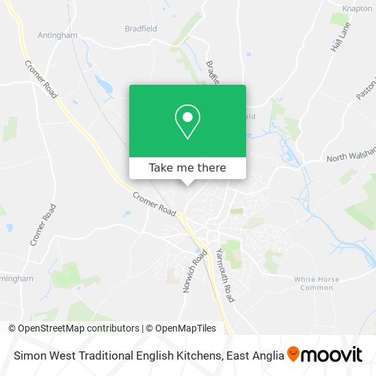 Simon West Traditional English Kitchens map