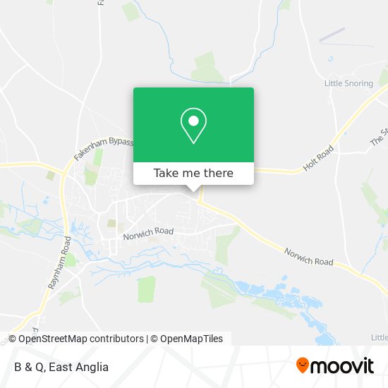 B & Q map