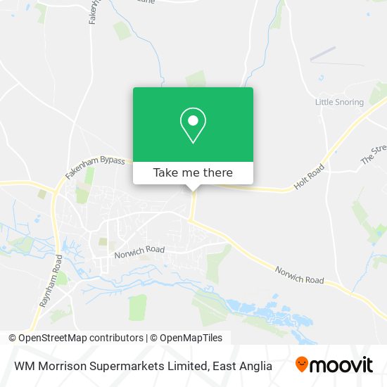 WM Morrison Supermarkets Limited map