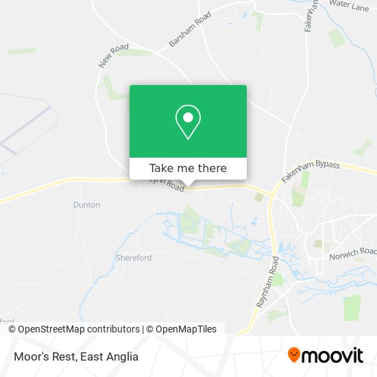 Moor's Rest map