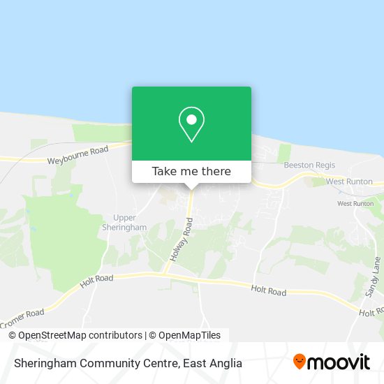 Sheringham Community Centre map