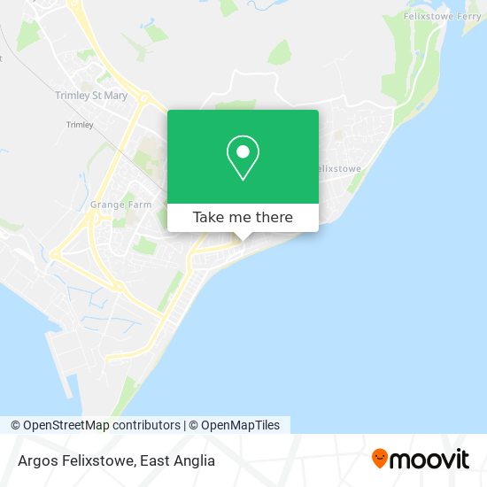 Argos Felixstowe map