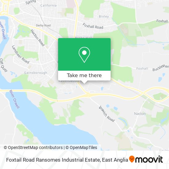 Foxtail Road Ransomes Industrial Estate map