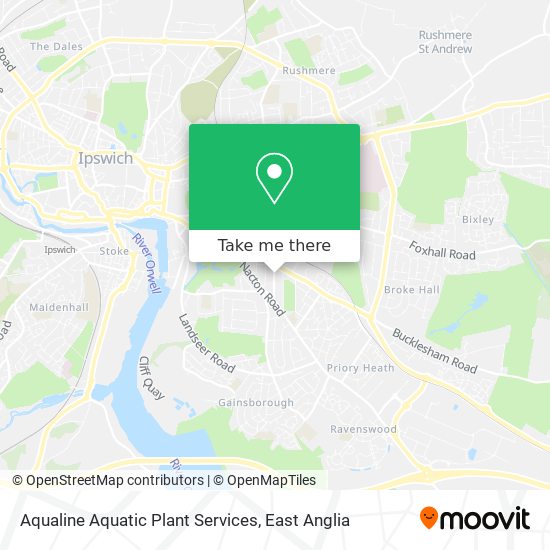 Aqualine Aquatic Plant Services map