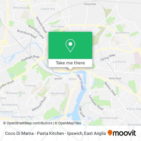 Coco Di Mama - Pasta Kitchen - Ipswich map