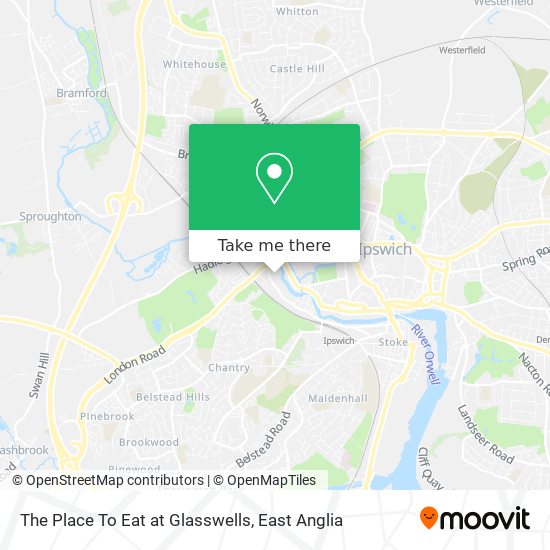 The Place To Eat at Glasswells map