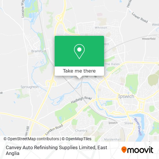 Canvey Auto Refinishing Supplies Limited map