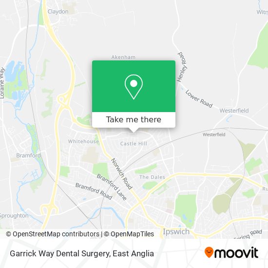 Garrick Way Dental Surgery map