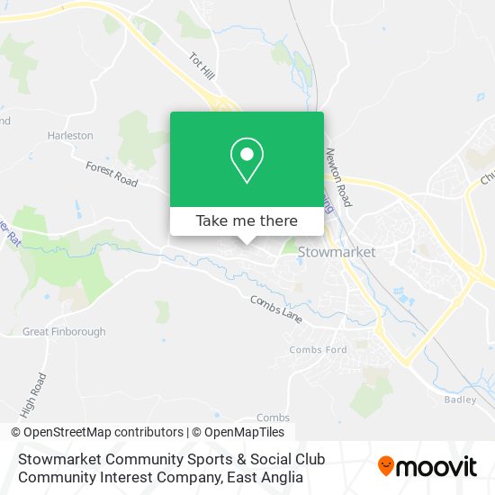 Stowmarket Community Sports & Social Club Community Interest Company map