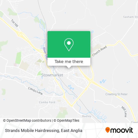 Strands Mobile Hairdressing map