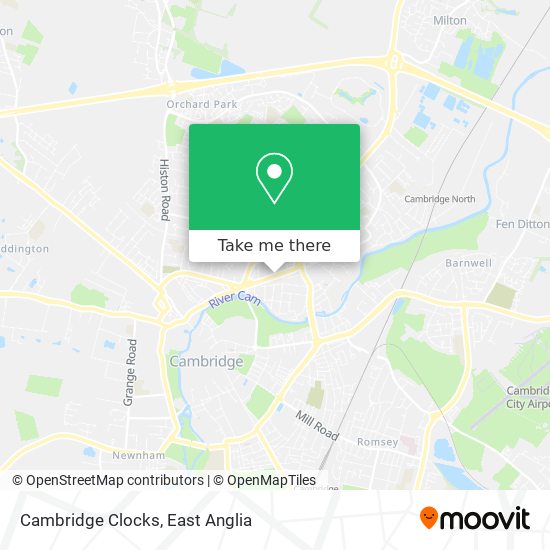 Cambridge Clocks map